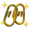 Стикер 7 Gold And Beige