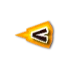 ↪️ Эмодзи «Чёрно-желтые буквы» для Telegram