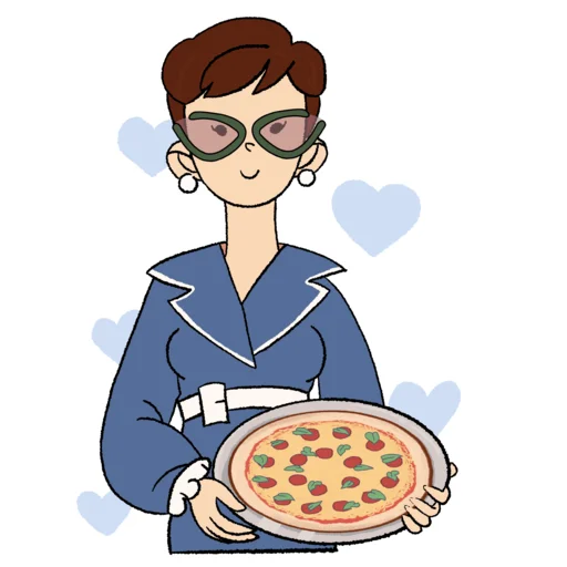 🥰 Стикер «Good Pizza, Great Pizza» для Telegram