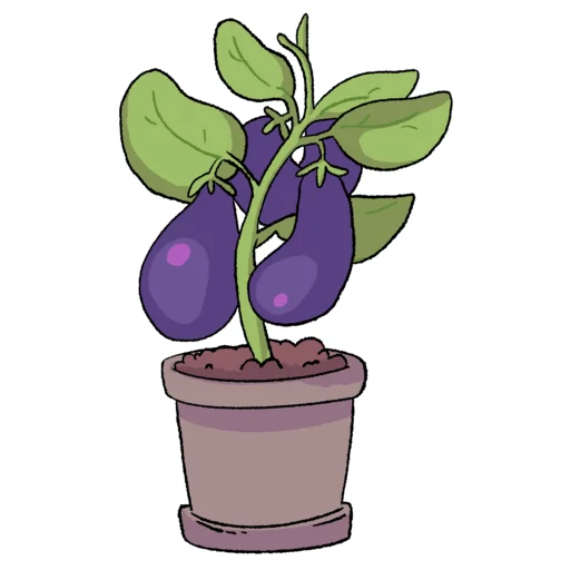 🍆 Стикер «Good Pizza, Great Pizza» для Telegram