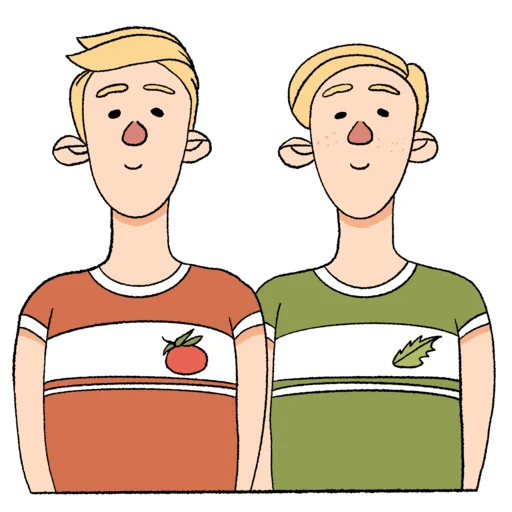 👬 Стикер «Good Pizza, Great Pizza» для Telegram