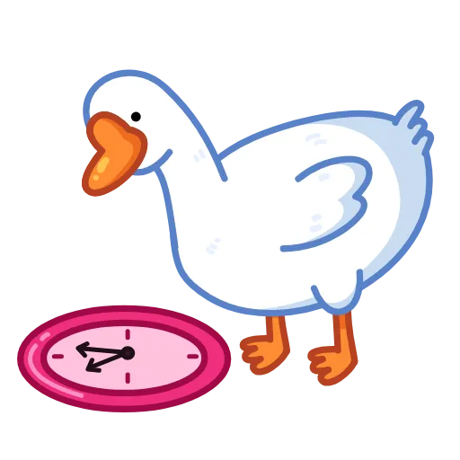 Стикер 27 Goose emoji -