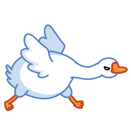 Стикер 20 Goose emoji -