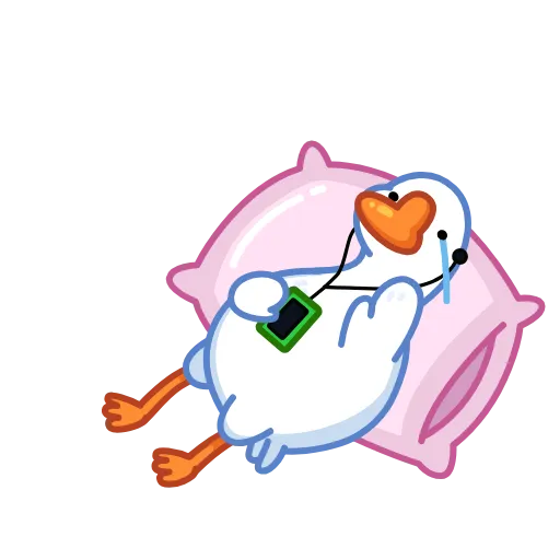 Стикер 8 Goose emoji -