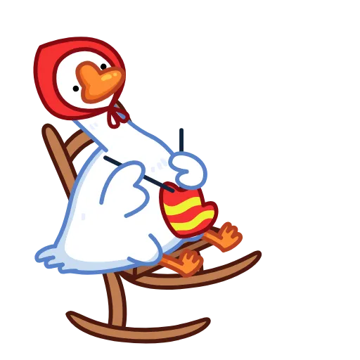 Стикер 12 Goose emoji -