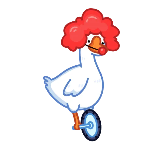 Стикер 25 Goose emoji -