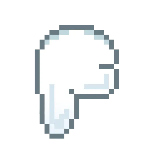 Стикер 23 Goose Emoji - пиксельные эмоджи с гусем