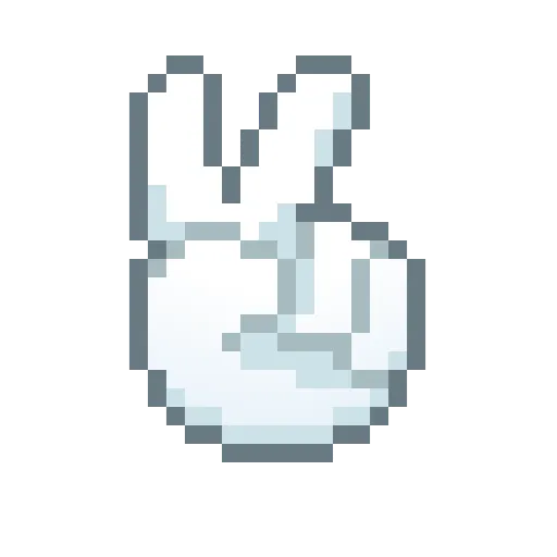 Стикер 24 Goose Emoji - пиксельные эмоджи с гусем