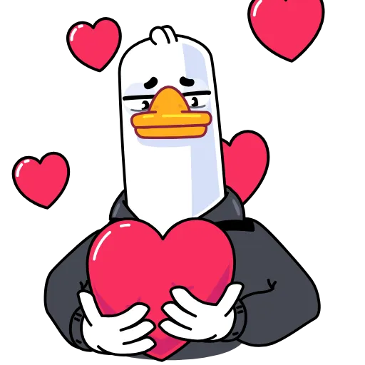 🥰 Эмодзи «Анимированный набор эмоджи с Гусём» для Telegram