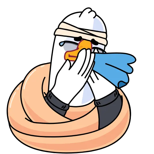 🤧 Эмодзи «Анимированный набор эмоджи с Гусём» для Telegram