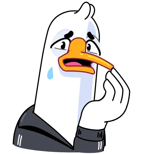 😭 Эмодзи «Анимированный набор эмоджи с Гусём» для Telegram