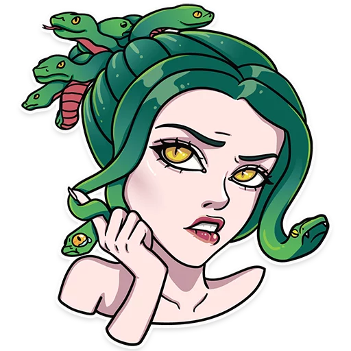 🤔 Стикер «Medusa» для Telegram