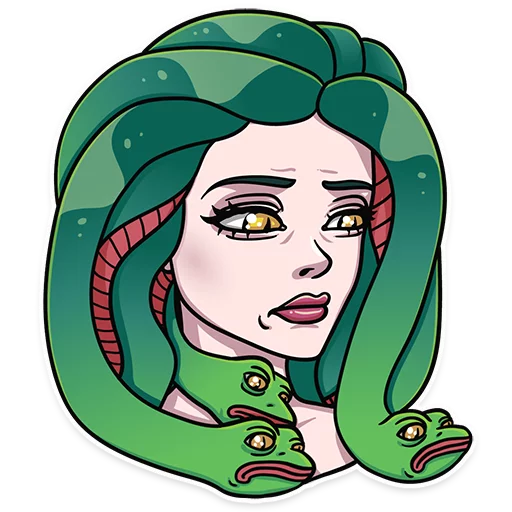 ☹ Стикер «Medusa» для Telegram