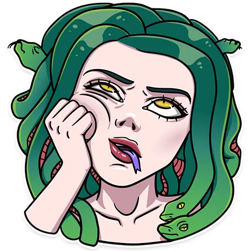 🙄 Стикер «Medusa» для Telegram