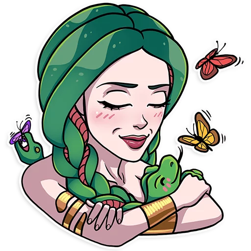 😊 Стикер «Medusa» для Telegram