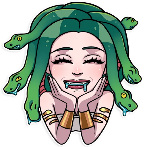 🤤 Стикер «Medusa» для Telegram