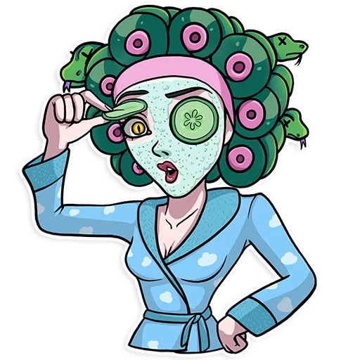 😲 Стикер «Medusa» для Telegram