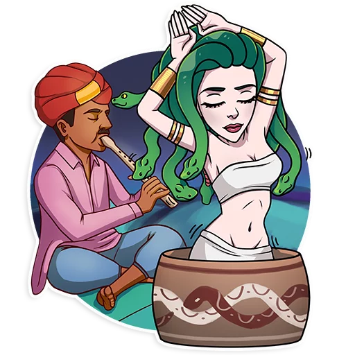💃 Стикер «Medusa» для Telegram