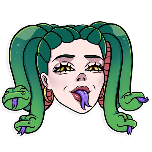 😛 Стикер «Medusa» для Telegram
