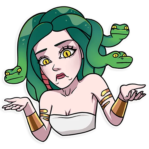 🤷 Стикер «Medusa» для Telegram