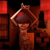 Стикер 23 Gorillaz Animated