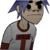 Стикер 18 🎵 Набор эмоджи с музыкальной группой «Gorillaz Гориллаз»