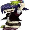 Стикер 27 🎵 Набор эмоджи с музыкальной группой «Gorillaz Гориллаз»