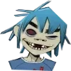Стикер 4 🎵 Набор эмоджи с музыкальной группой «Gorillaz Гориллаз»