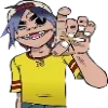 Стикер 29 🎵 Набор эмоджи с музыкальной группой «Gorillaz Гориллаз»