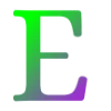 😊 Эмодзи «Зелёные градиент буквы» для Telegram