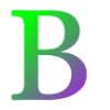😊 Эмодзи «Зелёные градиент буквы» для Telegram
