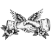 Стикер 17 Gothic Art