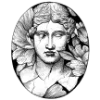 Стикер 40 Gothic Art