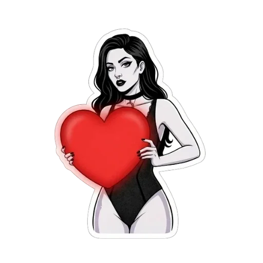 ❤️ Стикер «Готка» для Telegram