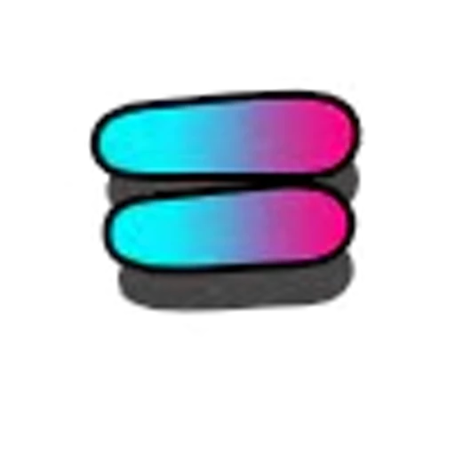 🟰 Эмодзи «Анимированный градиент розово-голубой» для Telegram