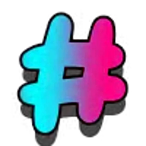 #️⃣ Эмодзи «Анимированный градиент розово-голубой» для Telegram