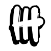 🖤 Эмодзи «Graffiti Font» для Telegram