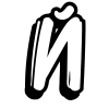 🖤 Эмодзи «Graffiti Font» для Telegram