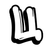 🖤 Эмодзи «Graffiti Font» для Telegram
