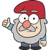 Стикер 34 Gravity Falls - эмоджи с мультика Гравити Фоллз