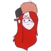 Стикер 7 Gravity Falls - эмоджи с мультика Гравити Фоллз