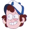 Стикер 3 Gravity Falls - эмоджи с мультика Гравити Фоллз