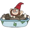 Стикер 41 Gravity Falls - эмоджи с мультика Гравити Фоллз