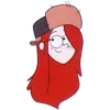 Стикер 5 Gravity Falls - эмоджи с мультика Гравити Фоллз