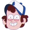 Стикер 2 Gravity Falls - эмоджи с мультика Гравити Фоллз