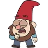Стикер 38 Gravity Falls - эмоджи с мультика Гравити Фоллз