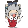 Стикер 36 Gravity Falls - эмоджи с мультика Гравити Фоллз