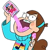 Стикер 37 gravity falls