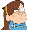 Стикер 17 gravity falls