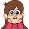 Стикер 23 gravity falls